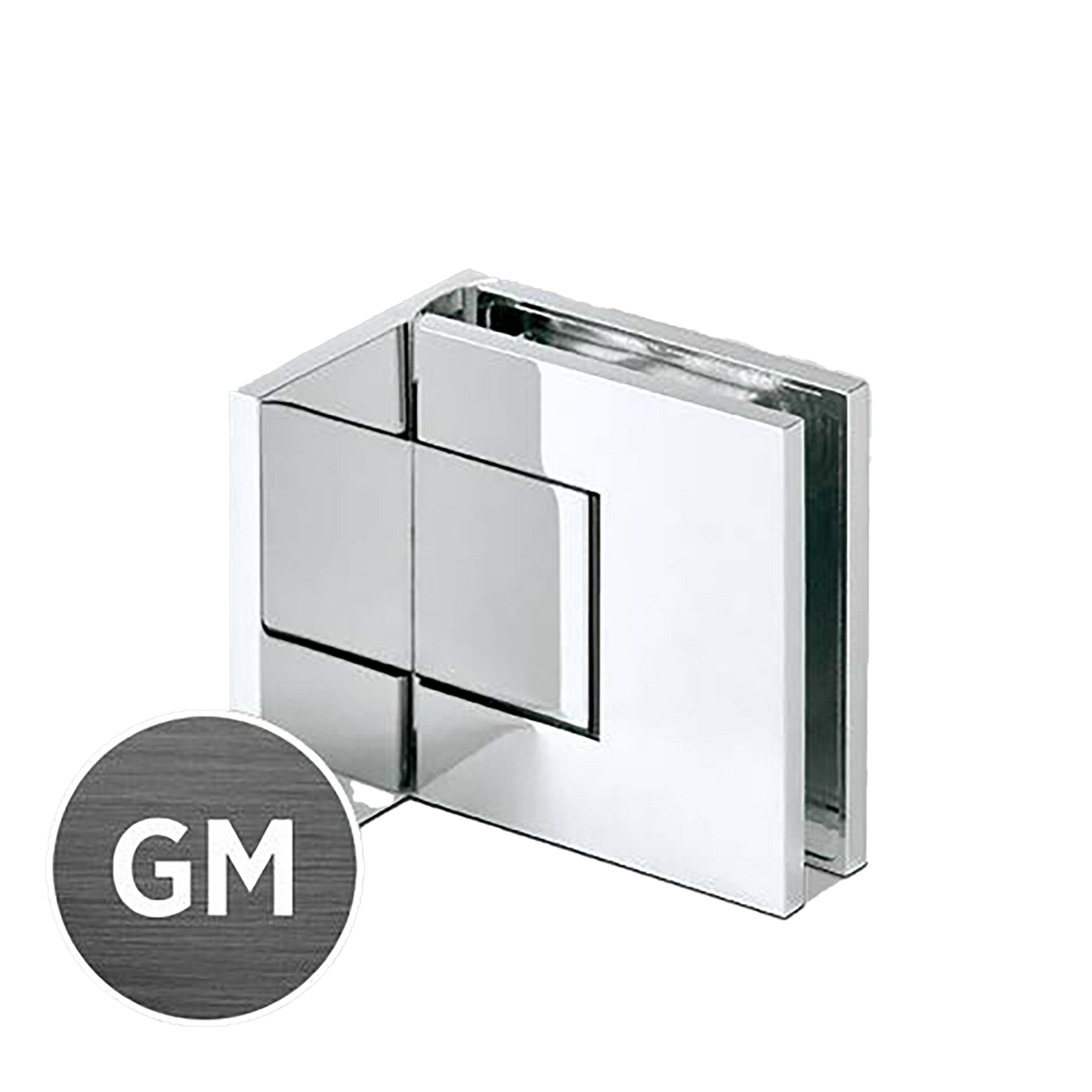 EXCITE Duschtür-Pendelband Glas-Wand 90° mit Nulllagenverstellung Glas 8/10mm