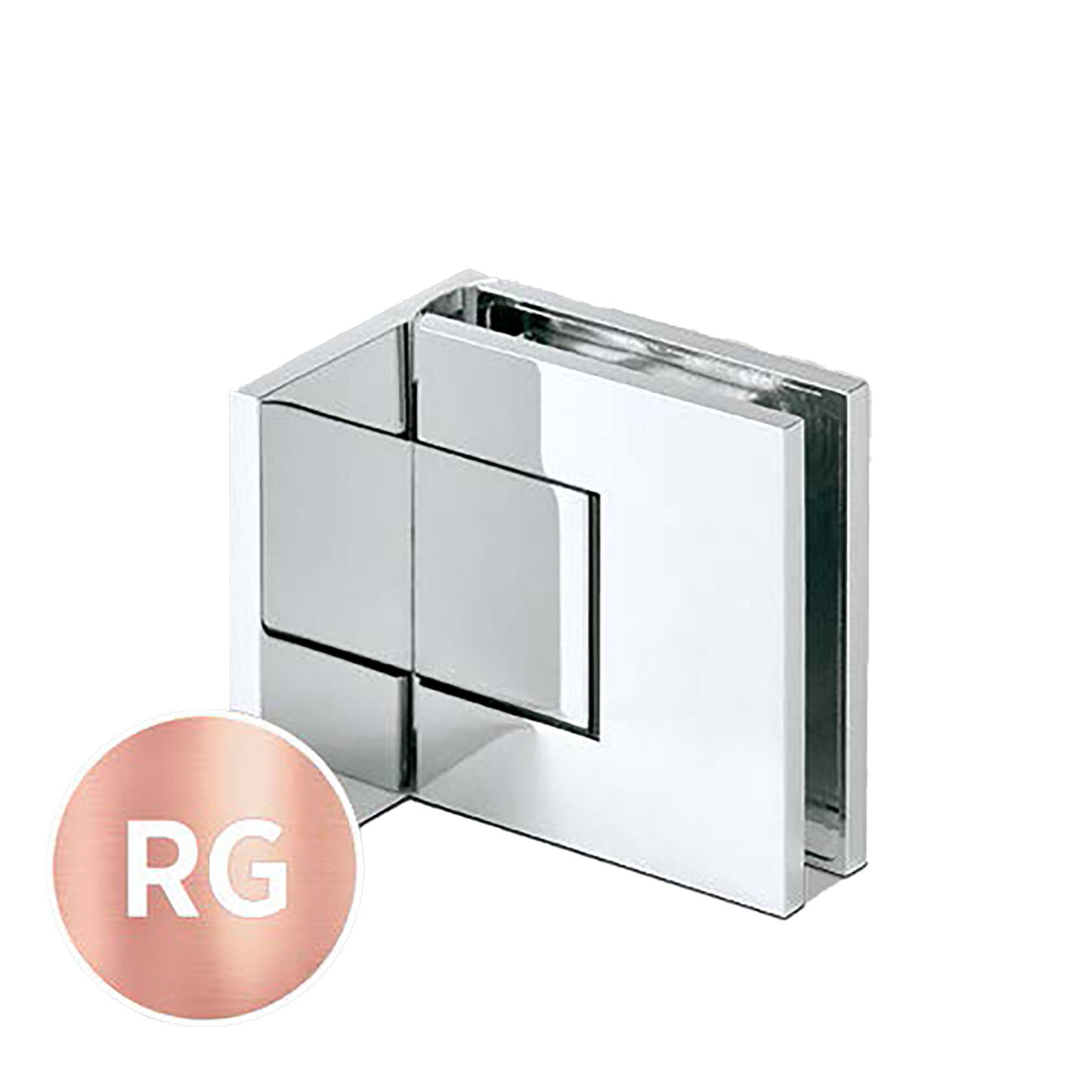 EXCITE Duschtür-Pendelband Glas-Wand 90° mit Nulllagenverstellung Glas 8/10mm