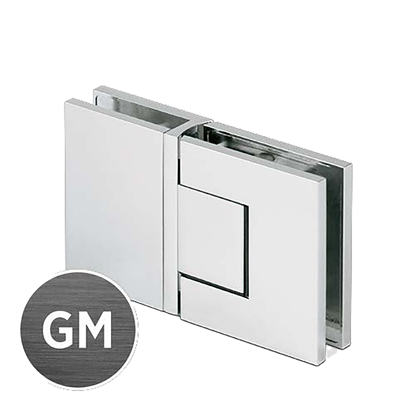EXCITE Duschtür-Pendelband Glas-Glas 180° mit Nulllagenverstellung Glas 8/10mm