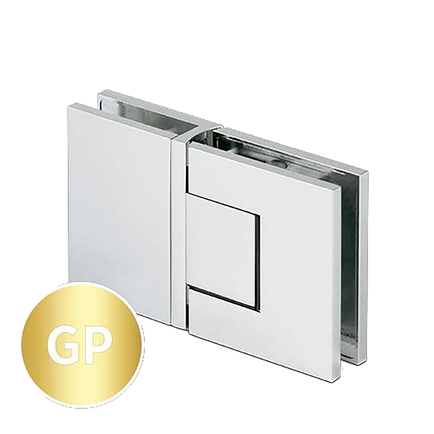EXCITE Duschtür-Pendelband Glas-Glas 180° mit Nulllagenverstellung Glas 8/10mm