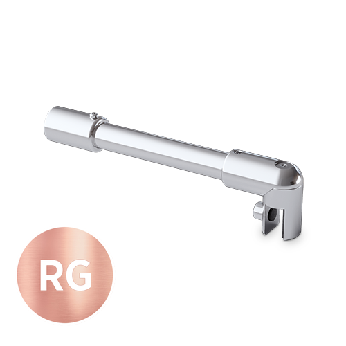 Stabilisierung Satz Ø19mm Glaswand 45° Glas 6/8/10mm L(max)=460mm