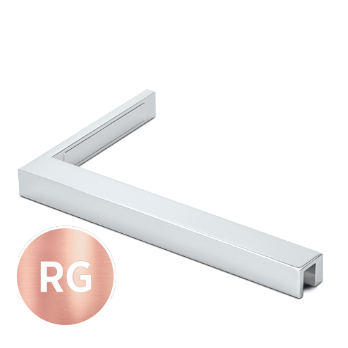 Stabilisierungswinkel Glas-Wand 90° links