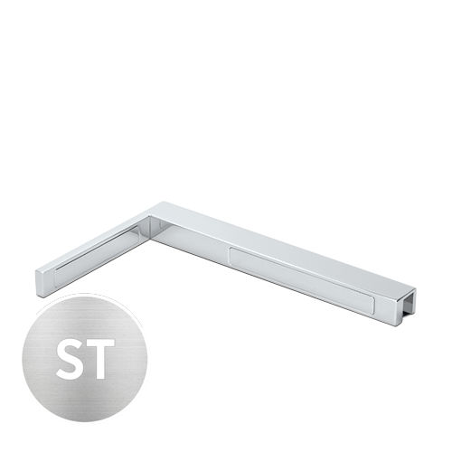 Stabilisierungswinkel Glas-Wand 90° rechts