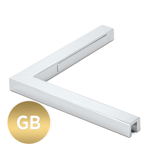 Stabilisierung Ecke Glas-Glas 90°