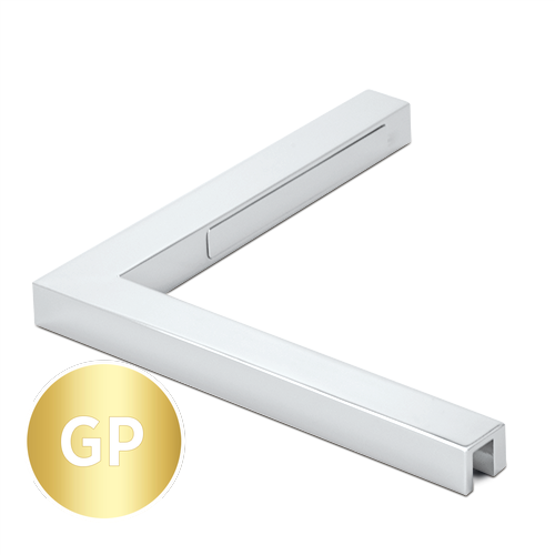 Stabilisierung Ecke Glas-Glas 90°