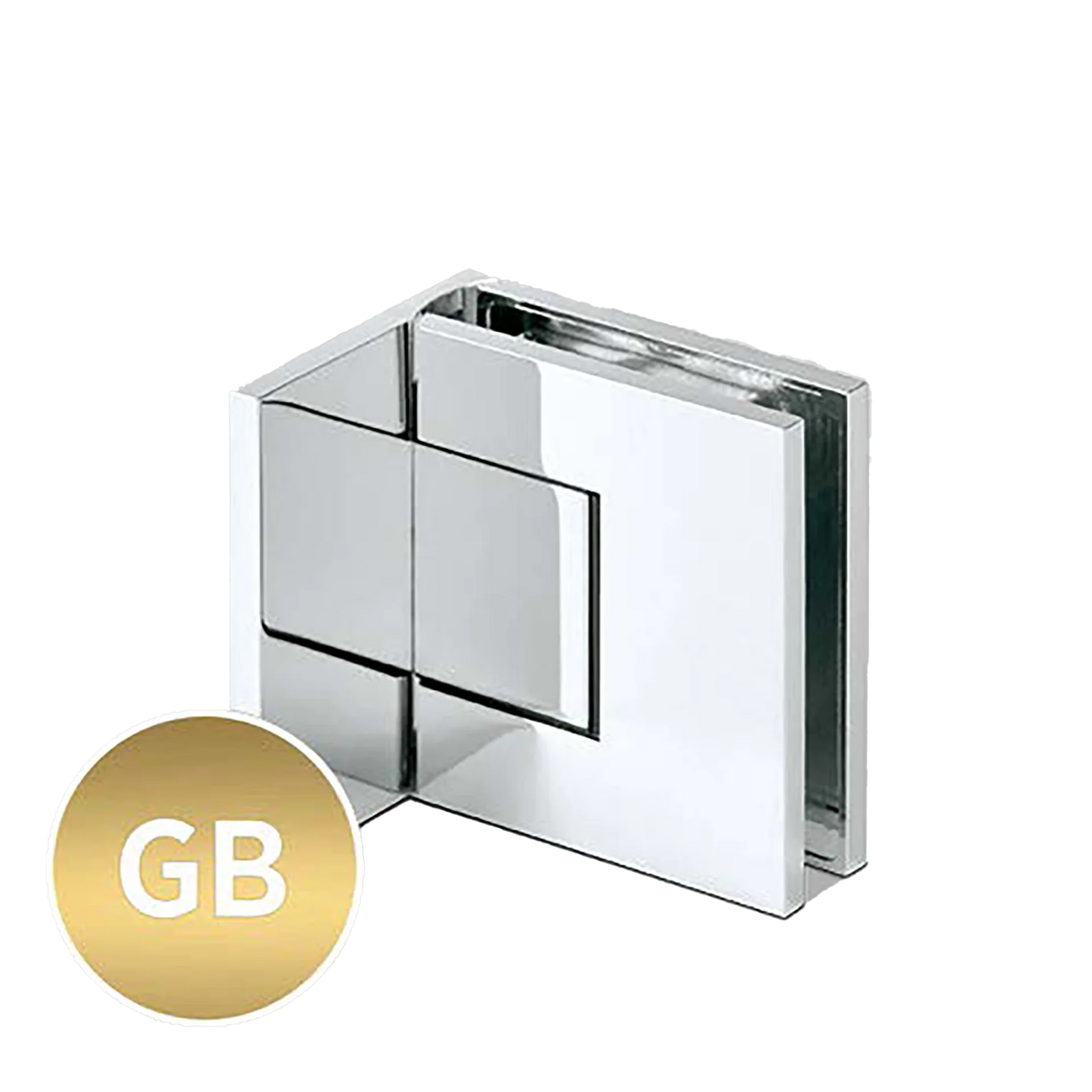 EXCITE Duschtür-Pendelband Glas-Glas 180° mit Nulllagenverstellung Glas 8/10mm