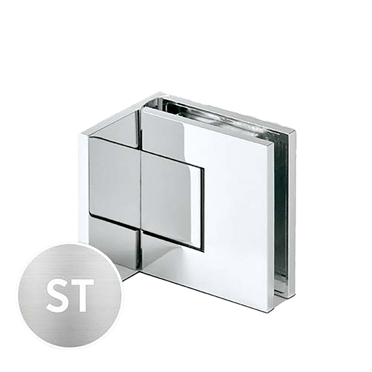 EXCITE Duschtür-Pendelband Glas-Wand 90° mit Nulllagenverstellung Glas 8/10mm