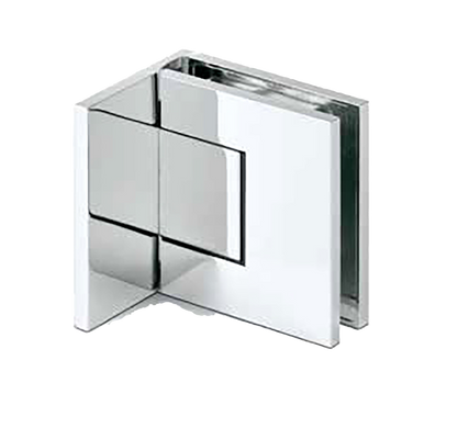 EXCITE Duschtür-Pendelband Glas-Wand 90° mit Nulllagenverstellung Glas 8/10mm