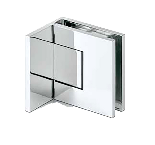 EXCITE Duschtür-Pendelband Glas-Wand 90° mit Nulllagenverstellung Glas 8/10mm