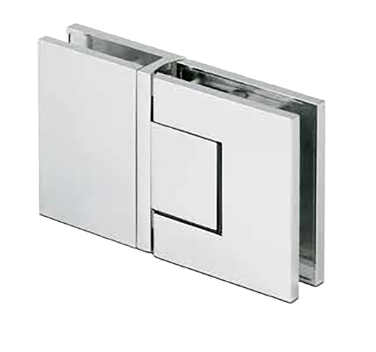 EXCITE Duschtür-Pendelband Glas-Glas 180° mit Nulllagenverstellung Glas 8/10mm