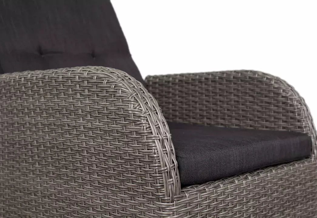 Juan Dining Relaxsessel 8 mm smokey grey