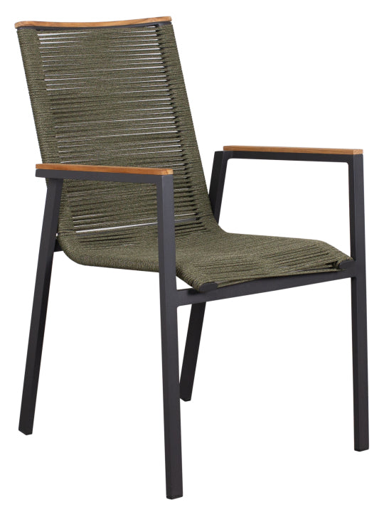 Montana Diningstapelsessel Rope green
