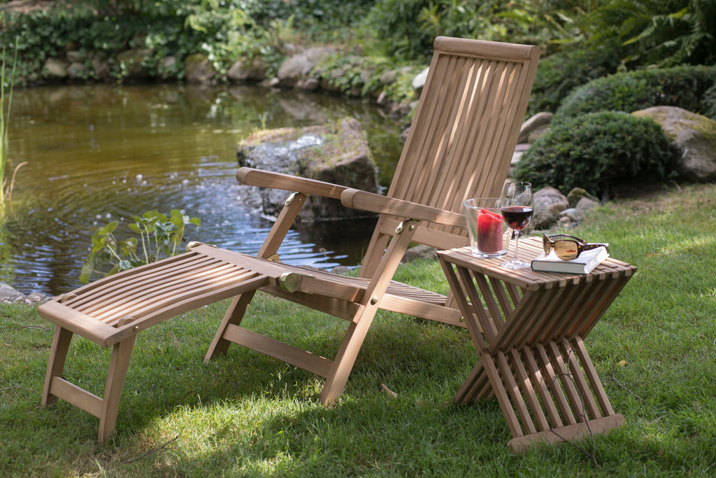 Woodie Beistelltisch Cross Teak 40x30 cm