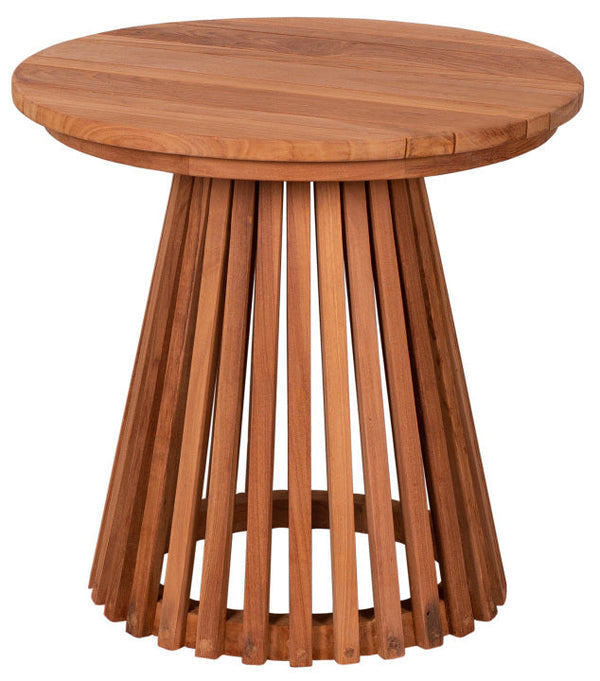 campingtisch lamellen Woodie Beistelltisch Lamellen ø 50 cm – STARhome