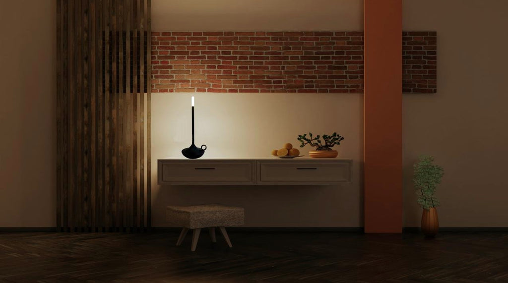 LED Nachttischlampe Tischlampe Kerzendesign