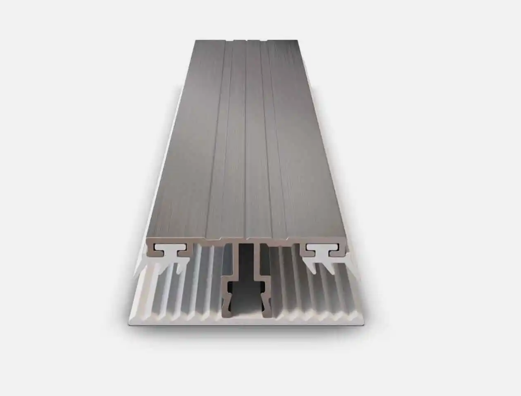 Mittelprofil Premium Alu-Gummi 60 mm für Stegplatten 16mm inkl. Lippendichtung