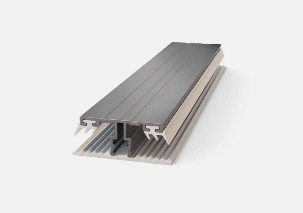 Mittelprofil Premium Alu-Gummi 60 mm für Stegplatten 16mm inkl. Lippendichtung