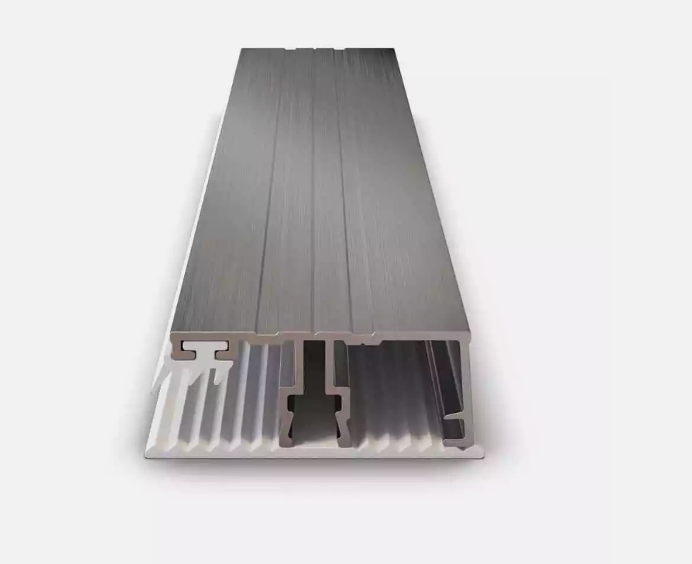 Randprofil Premium Alu-Gummi 60 mm für Stegplatten 16mm inkl. Lippendichtung