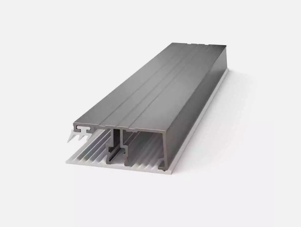 Randprofil Premium Alu-Gummi 60 mm für Stegplatten 16mm inkl. Lippendichtung