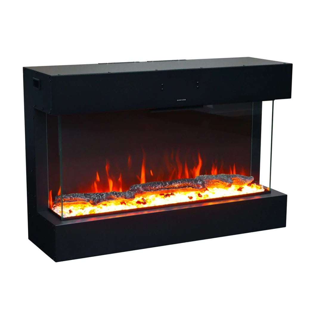 ScandiFlames Feroza Elektrokamin mit dreiseitiger Verglasung
