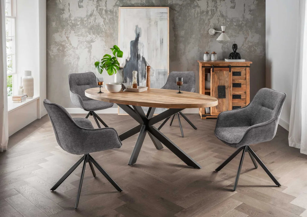 Kommode Florenz Mango Vintage 90 x 45 x 100 cm | Massivholz Mango