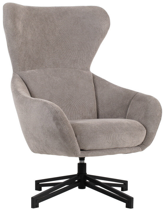 Ohrensessel Marconia beige drehbar | Designmöbel – Produktbild 4