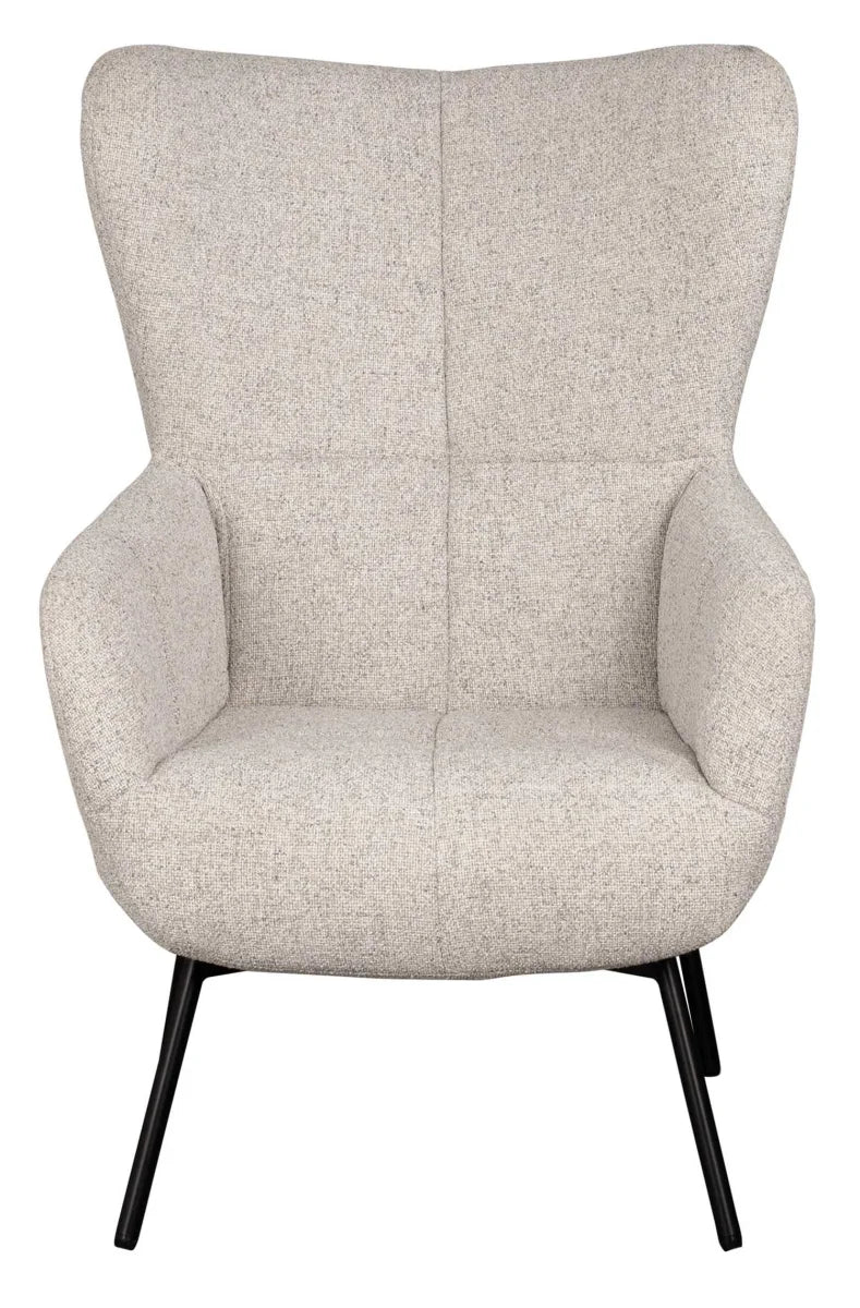 Ohrensessel Sava inkl. Fußhocker | Designmöbel