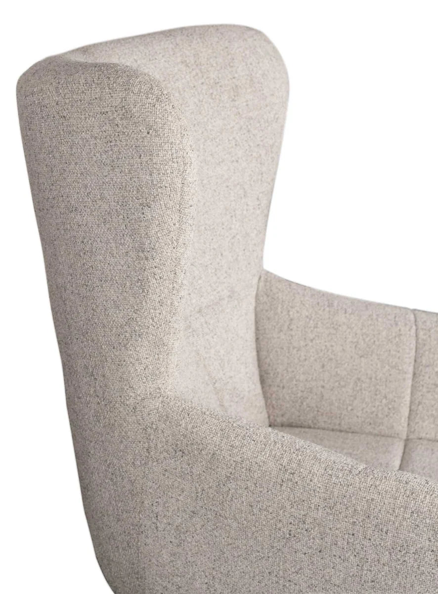 Ohrensessel Sava inkl. Fußhocker | Designmöbel