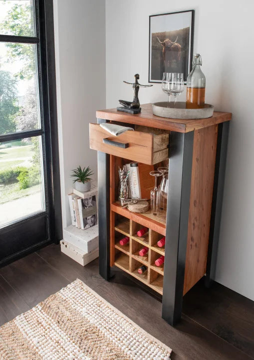 Wein Kommode Venosa Oldwood 56 x 45 x 102 cm | Designmöbel