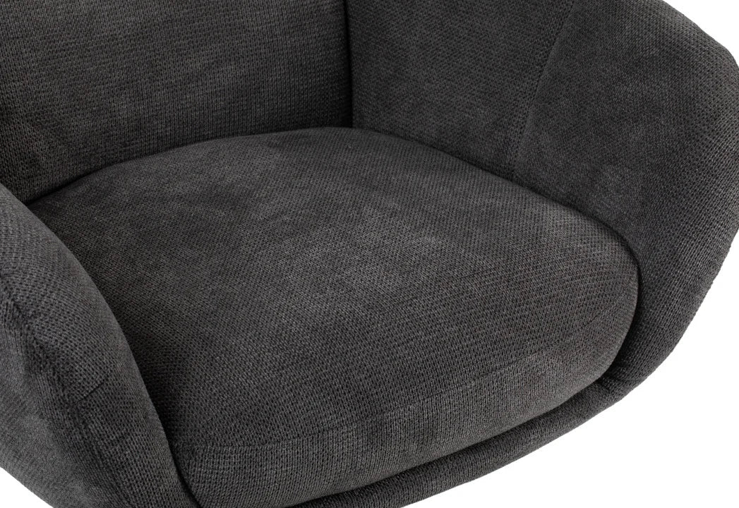 Wohnzimmer Set Marconia dark grey & Beistelltisch Fermo 2er Set | Designmöbel